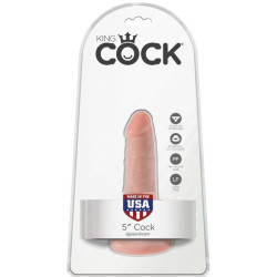 King Cock - Gode Avec Couilles 14 Cm Chair